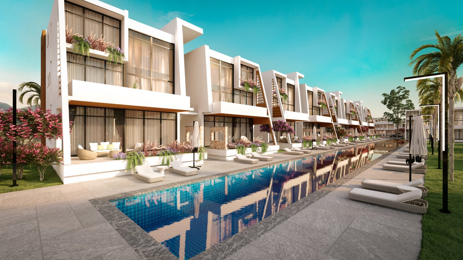 Luxury Sea View Apartment in Tatlısu – La Casalia