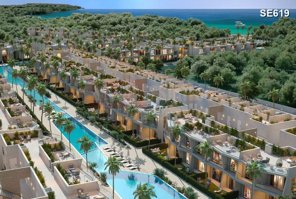 Luxus-Doppelhaushälftvillen in Tatlısu