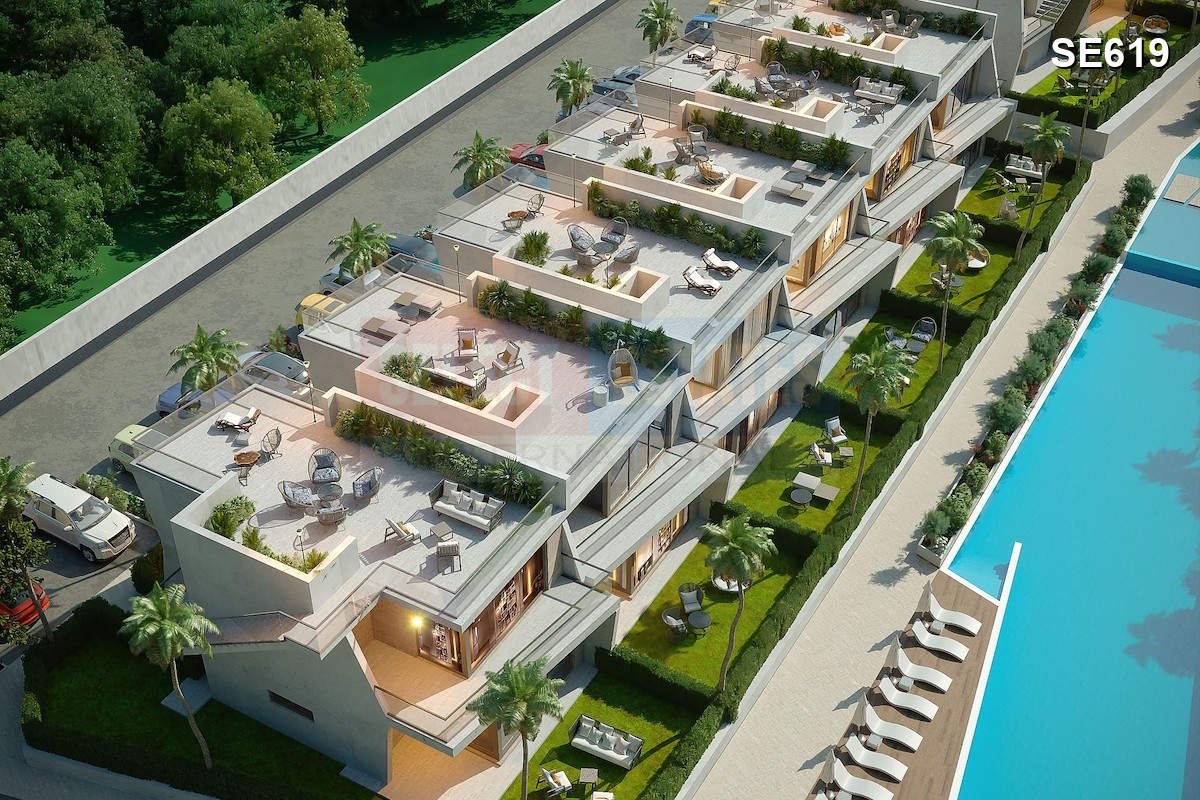 Luxus-Doppelhaushälftvillen in Tatlısu