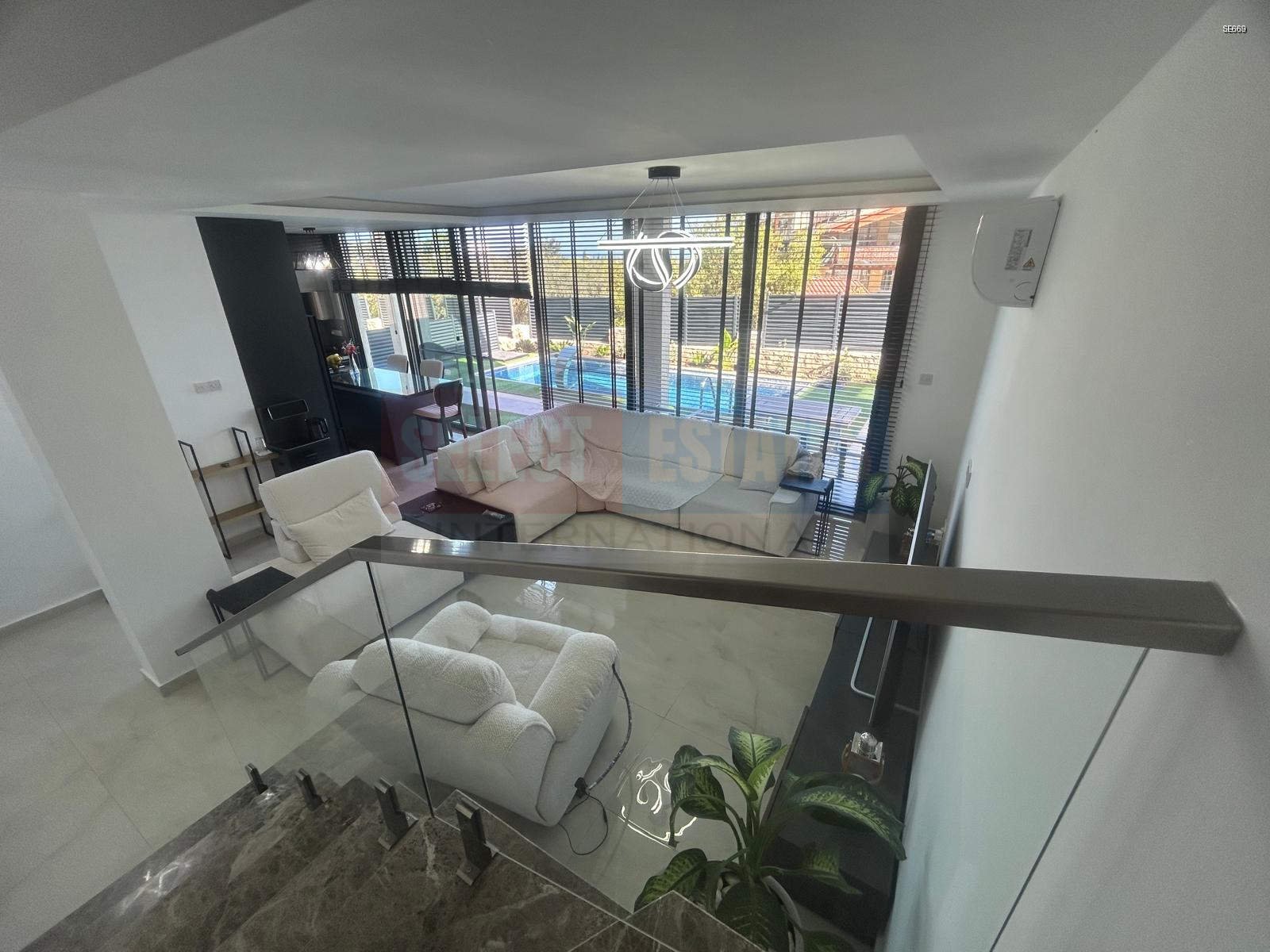 Modern Villa with Pool in Lapta