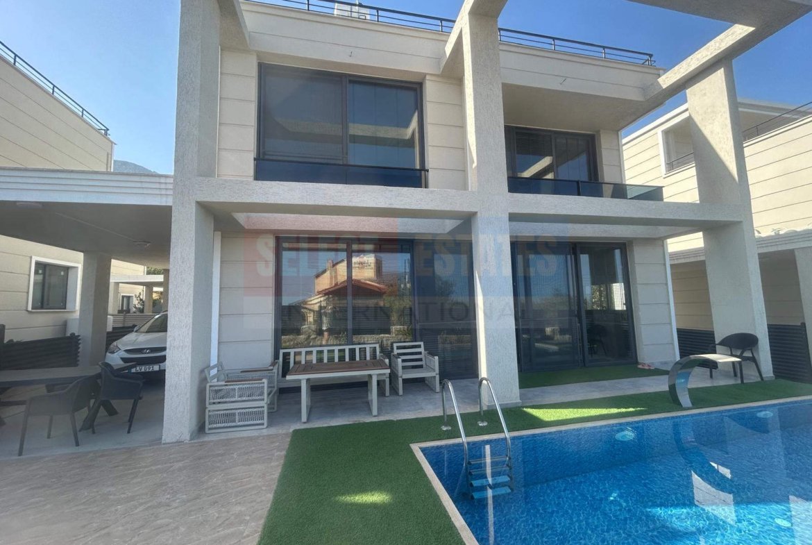 Modern Villa with Pool in Lapta