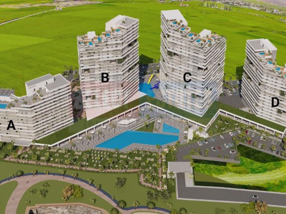 İskele Long Beach Lüks Apartmanı
