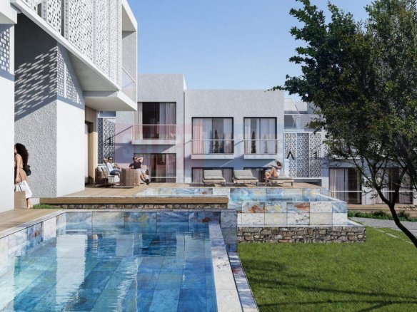 Garden Floor with Sea View in Karşıyaka