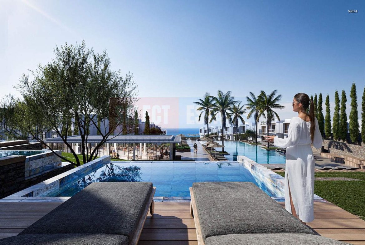 Garden Floor with Sea View in Karşıyaka