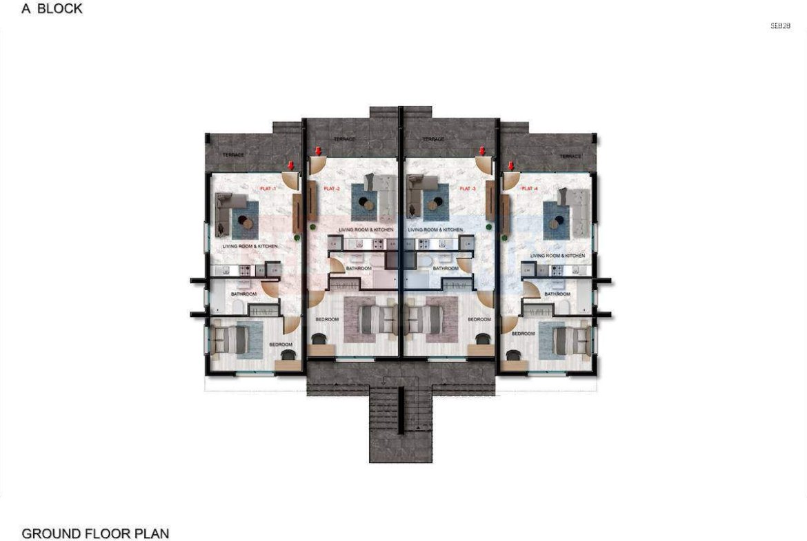 Luxury Apartment in Bahçeli, Kyrenia