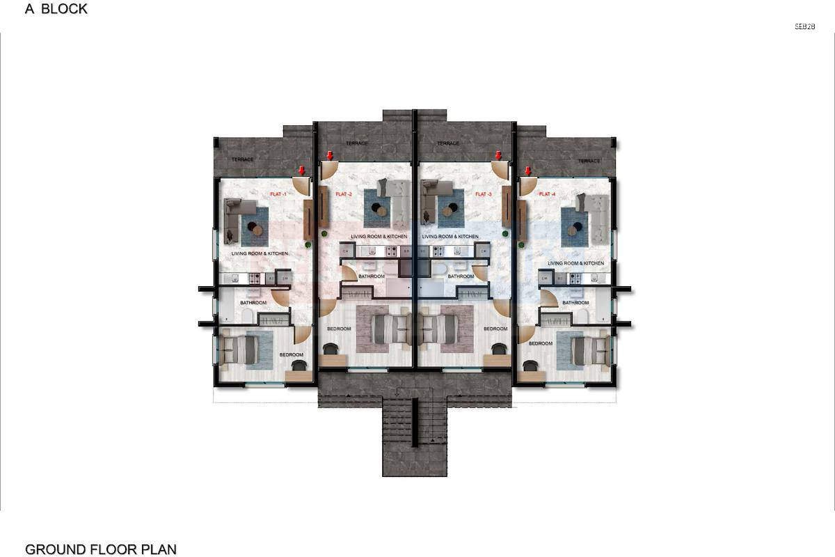 SE828_005 Luxury Apartment in Bahçeli, Kyrenia
