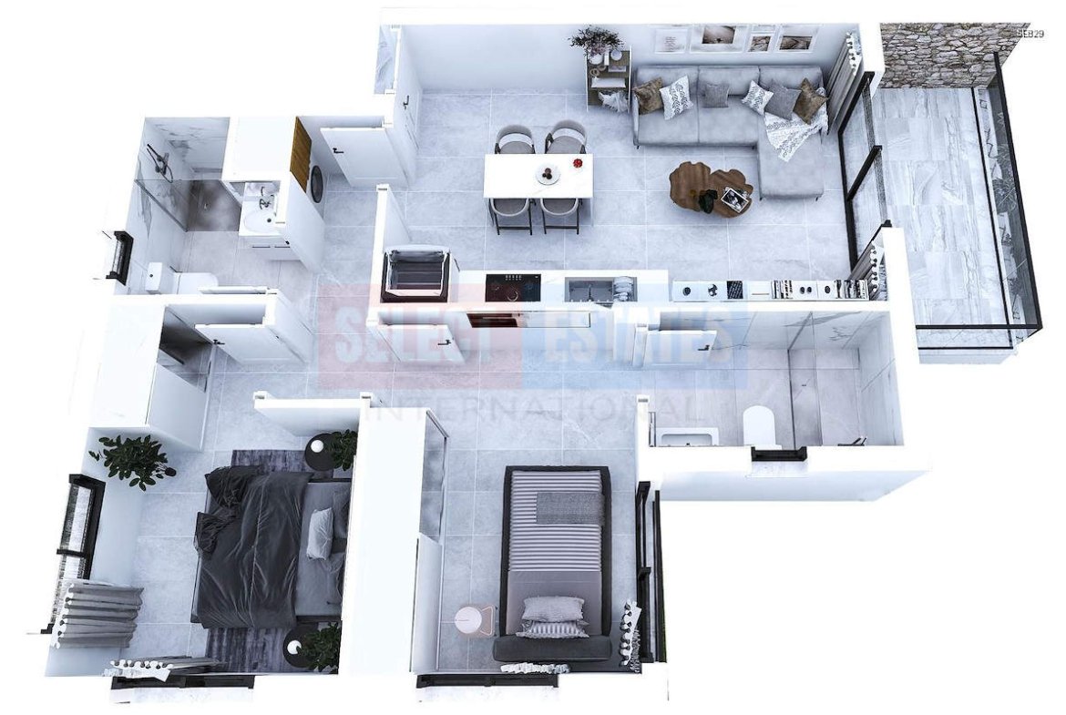 Penthouse with Sea View in Karaağaç