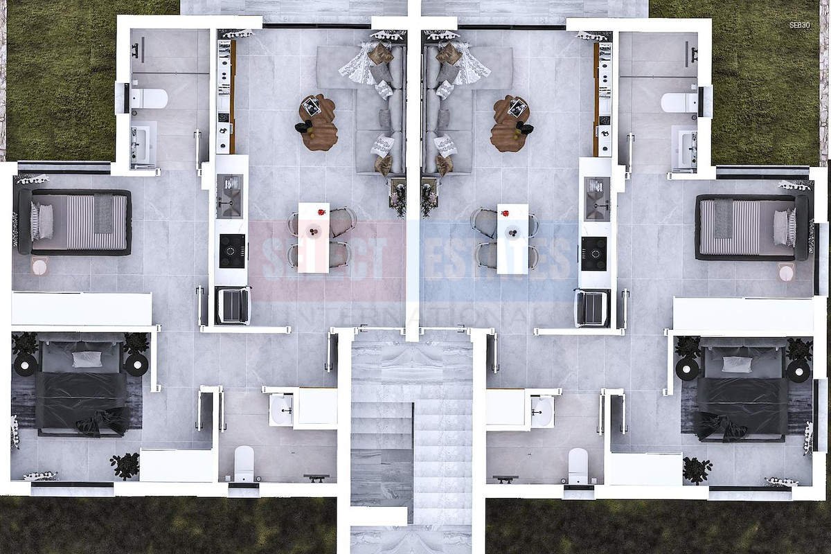 SE830_008 Luxury Garden Apartment in Karaağaç