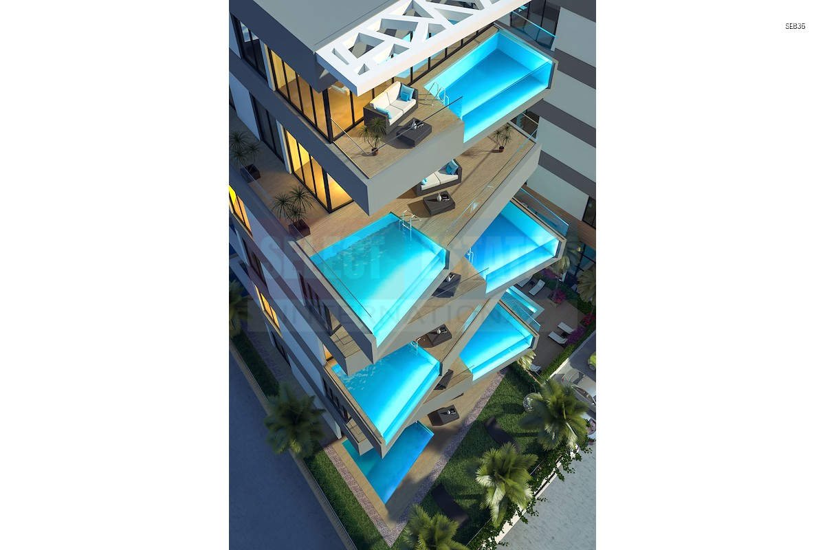 Luxury Apartment with Pool in Kyrenia Center