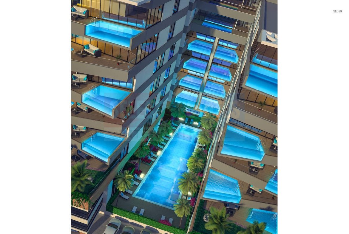 Apartment with Private Pool in Kyrenia Center
