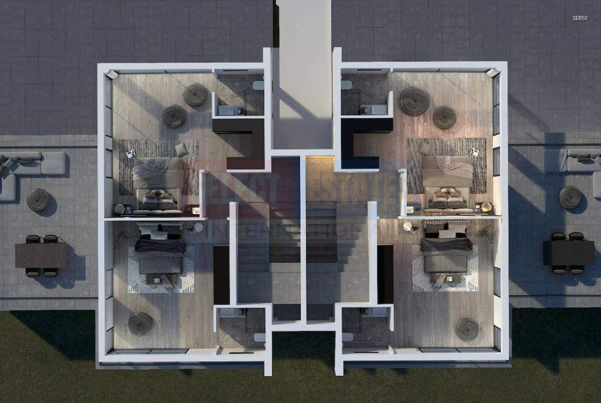 Ready Villa with Sea View in Girne