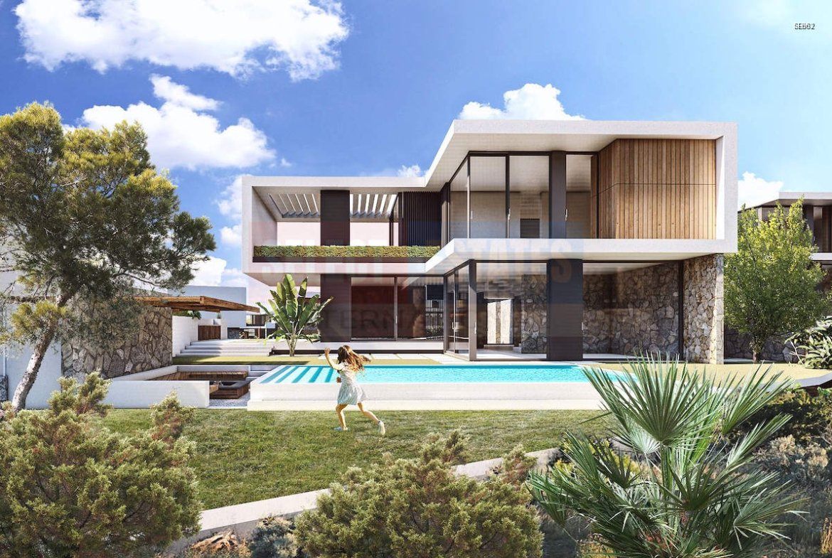 Luxury Villa with Sea View in Çatalköy