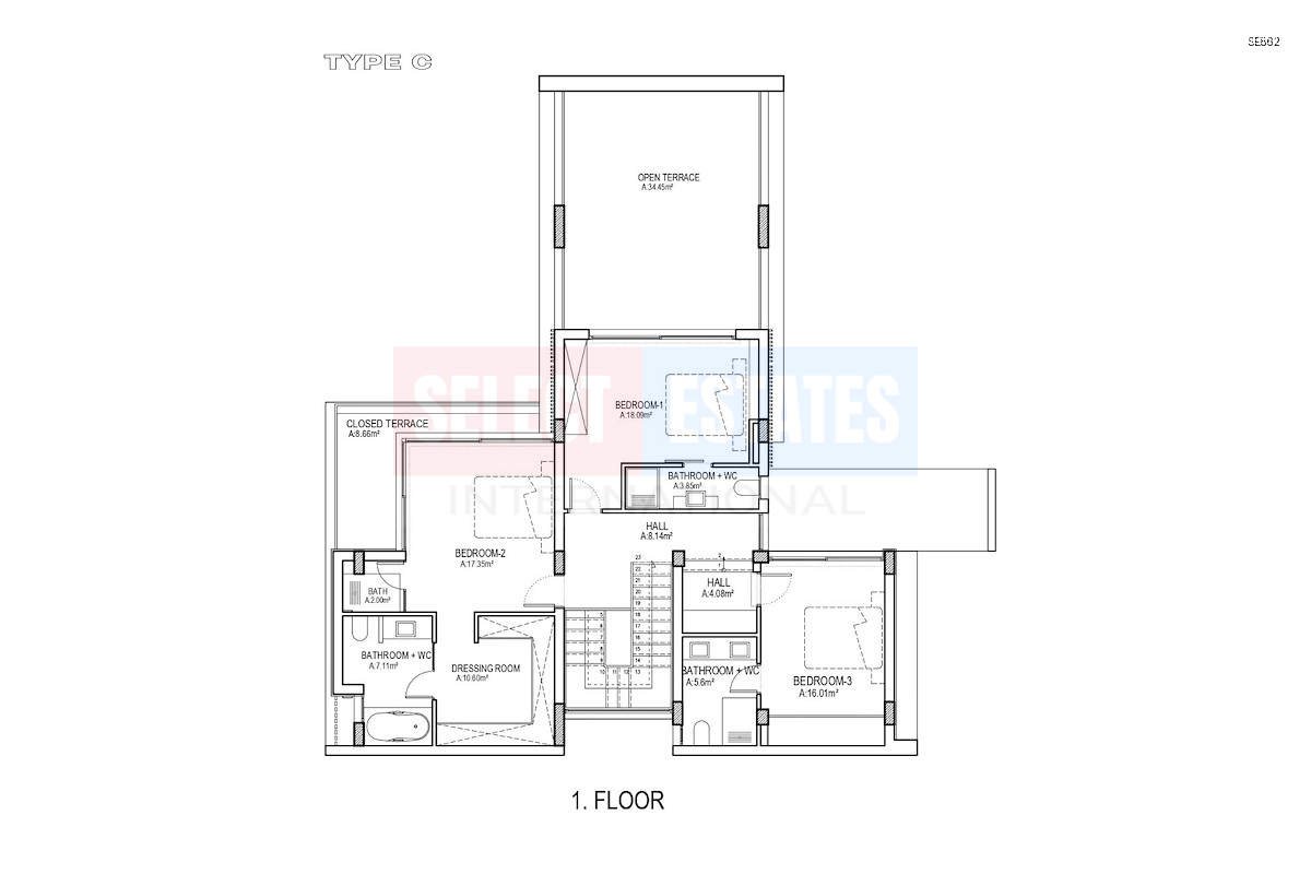Luxury Villa with Sea View in Çatalköy