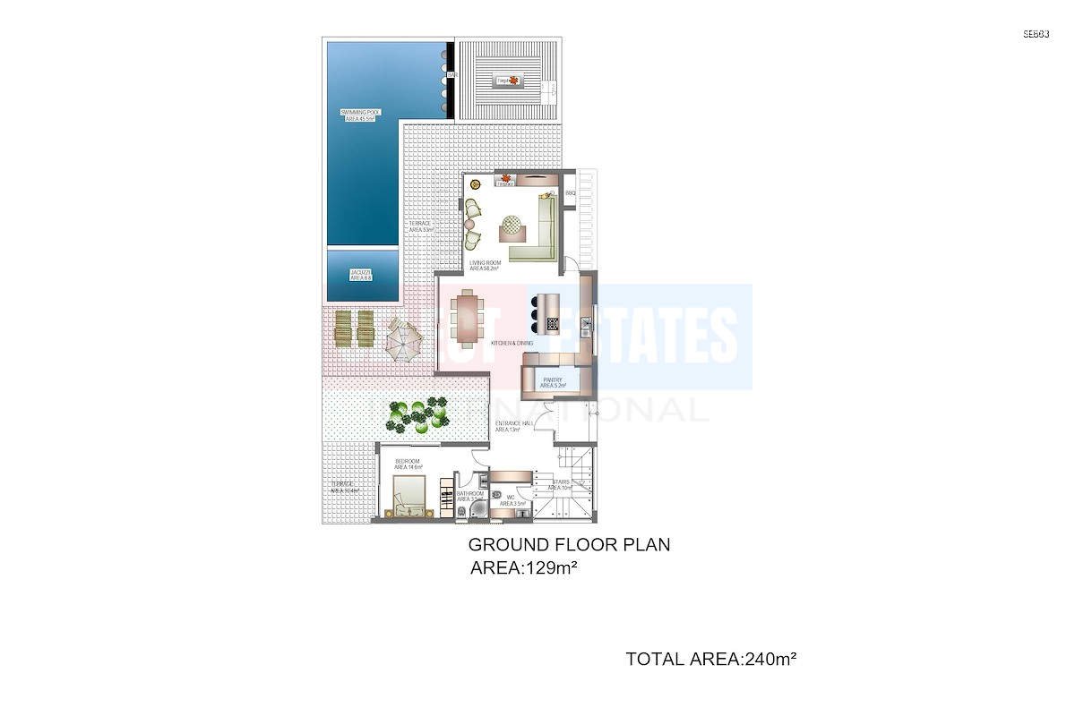 SE863_018 Luxury Villa with Pool in Kyrenia Çatalköy