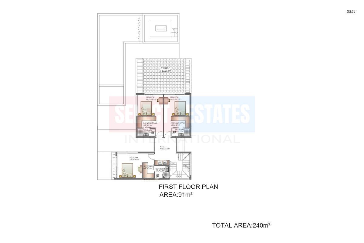 SE863_019 Luxury Villa with Pool in Kyrenia Çatalköy