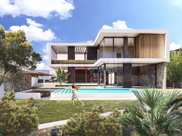 Luxury Villa with Sea View in Çatalköy