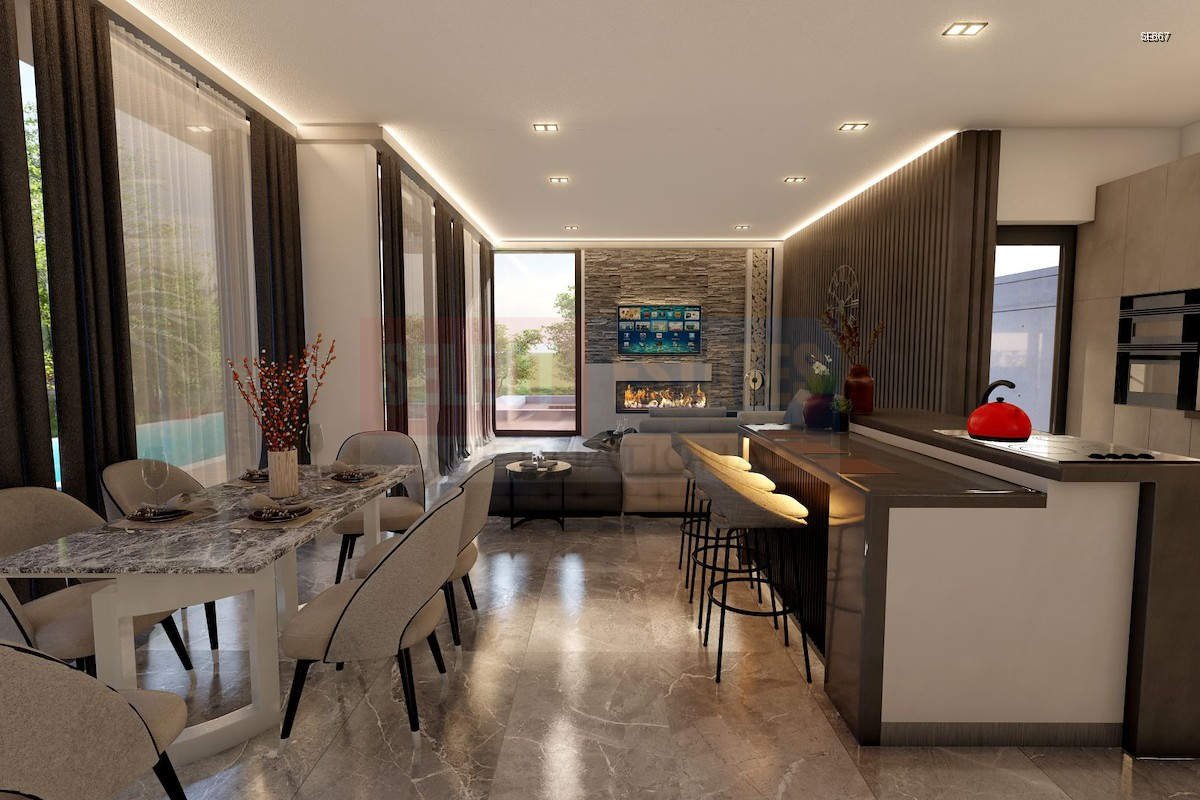 Luxury Villa with Pool in Çatalköy