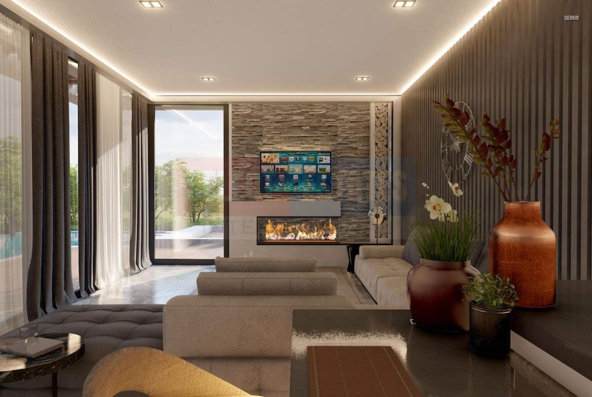 Luxury Villa with Pool in Çatalköy