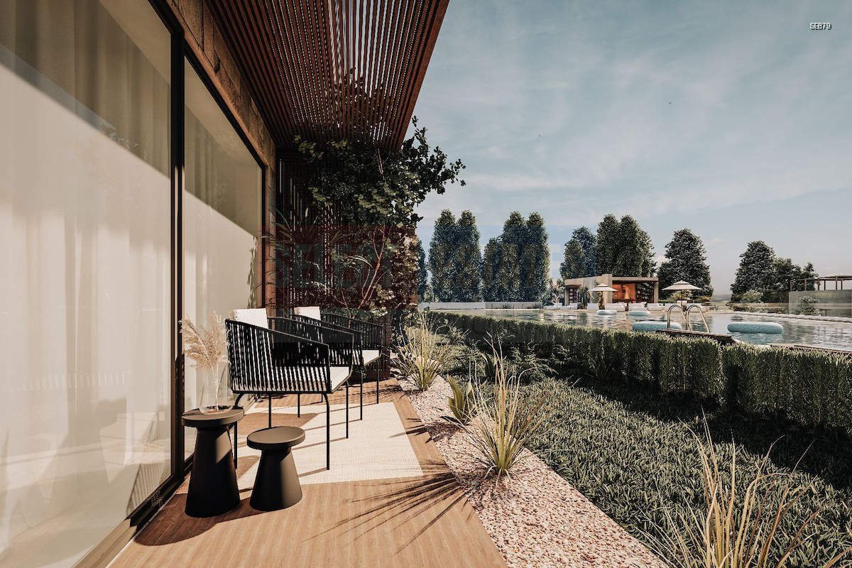 Modern Garden Apartment in Esentepe