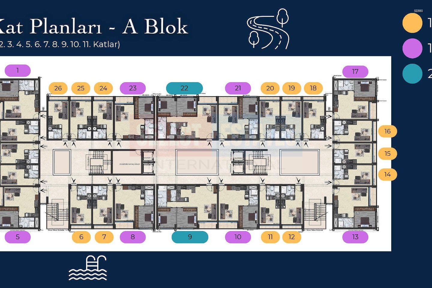 Modern 2+1 Apartment in Geçitkale