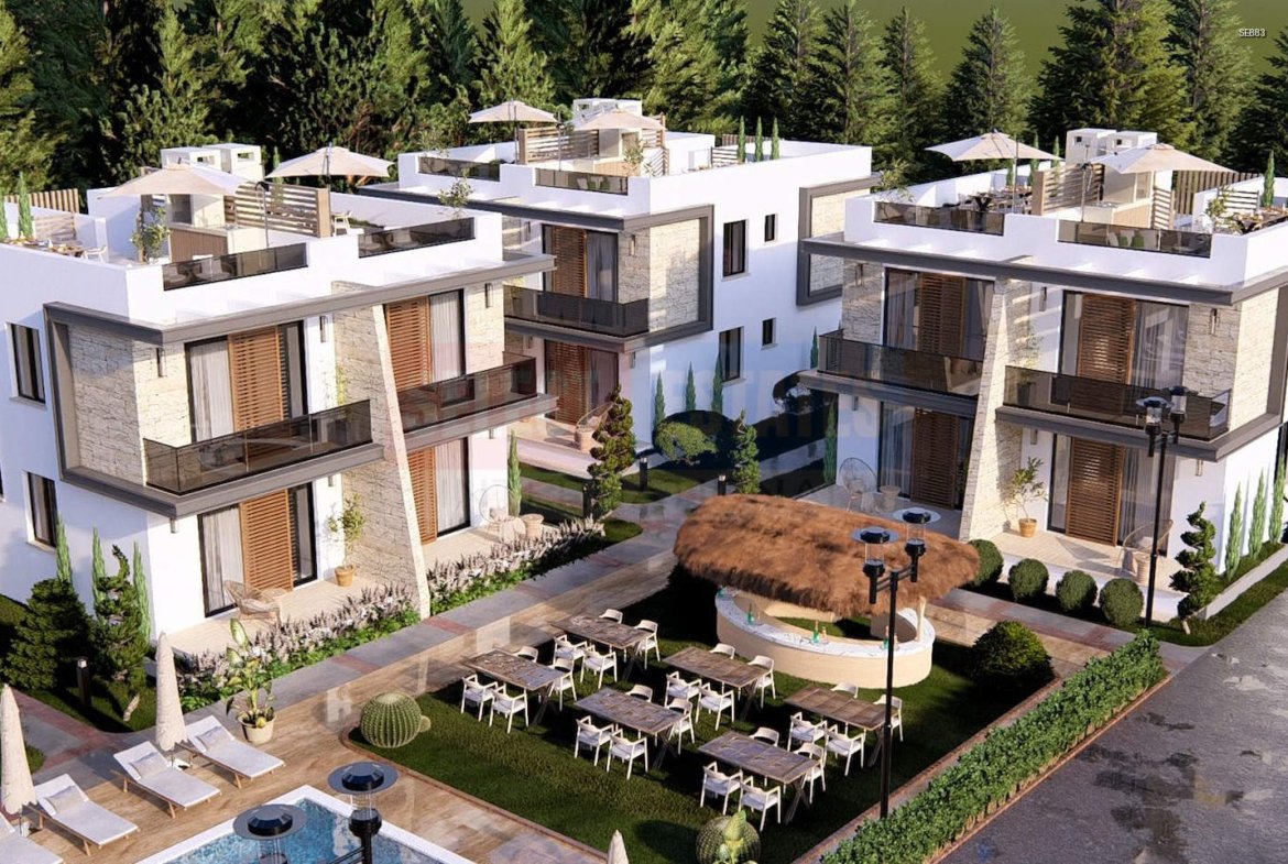 Luxury Apartment with Garden in Lapta