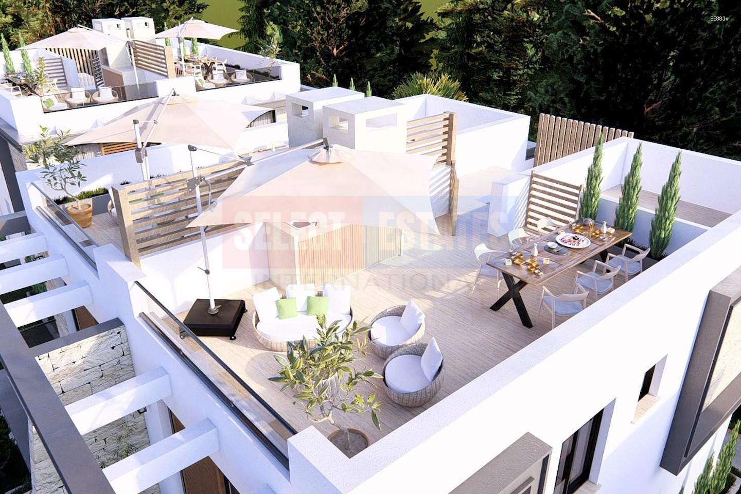 Luxury Apartment with Garden in Lapta