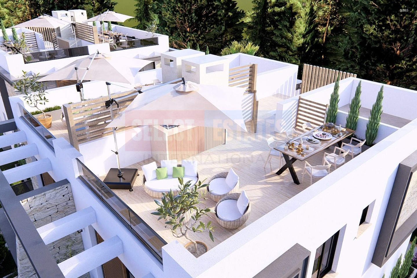 Luxury Apartment with Garden in Lapta