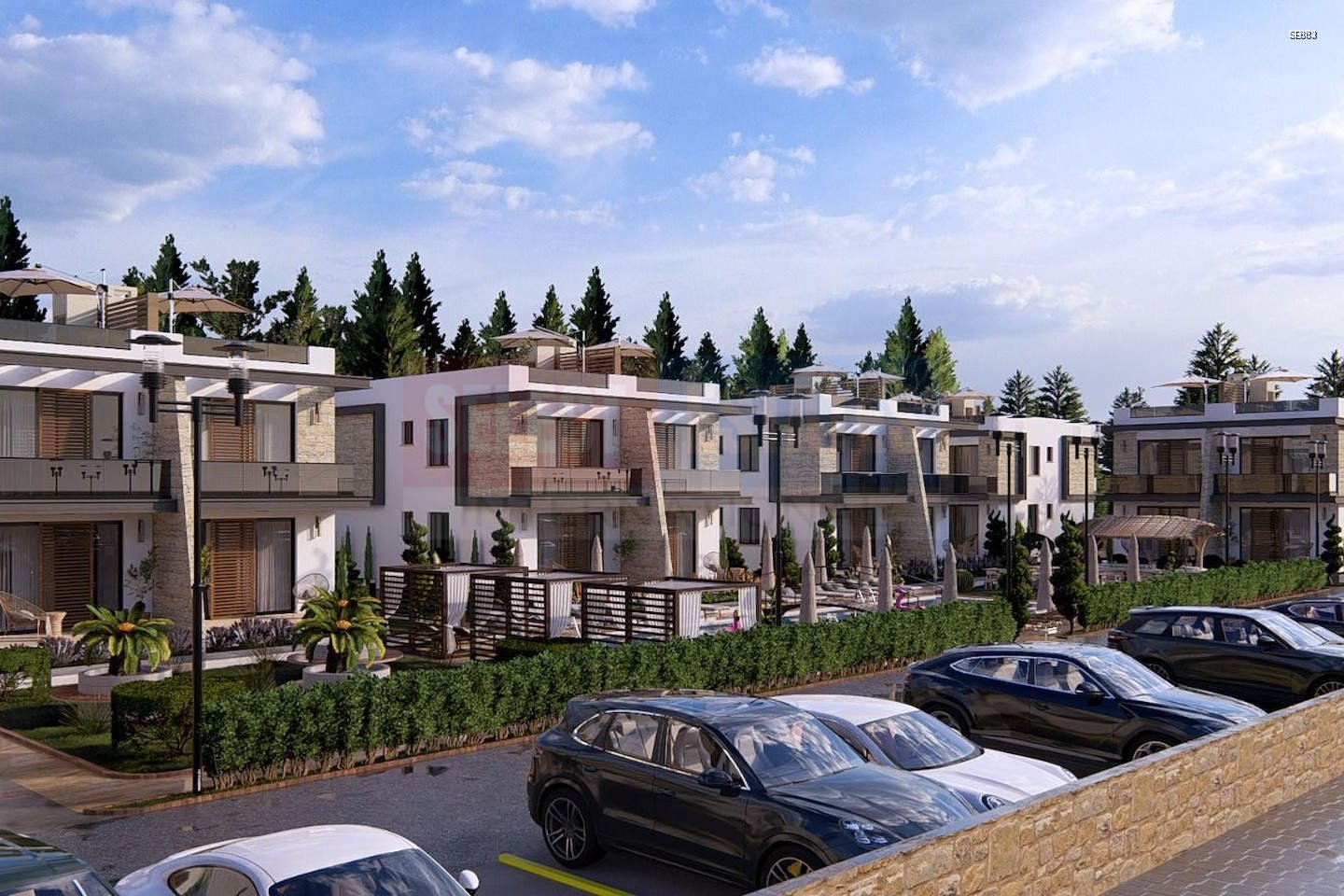 Luxury Apartment with Garden in Lapta