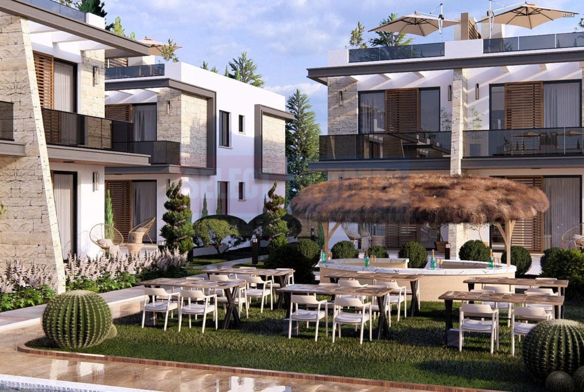 Luxury Apartment with Garden in Lapta