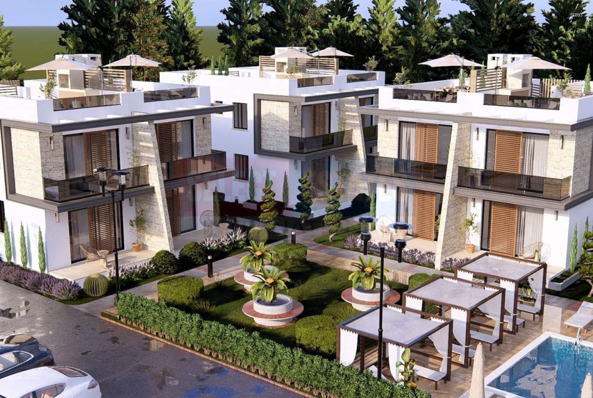 Luxury Apartment with Garden in Lapta