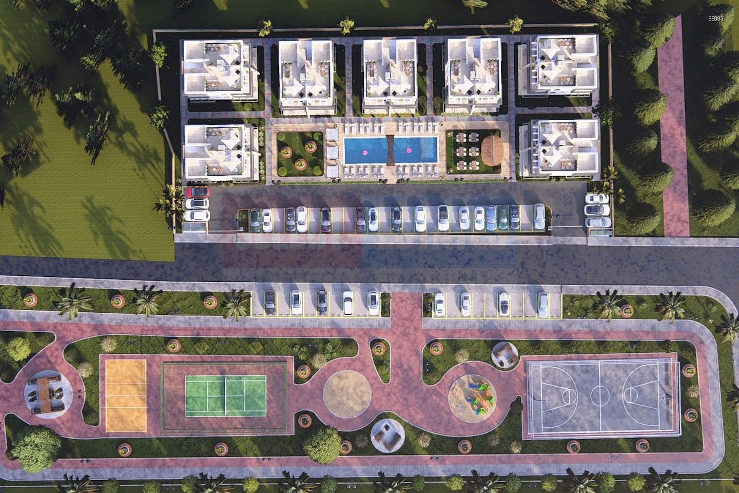 Luxury Apartment with Garden in Lapta