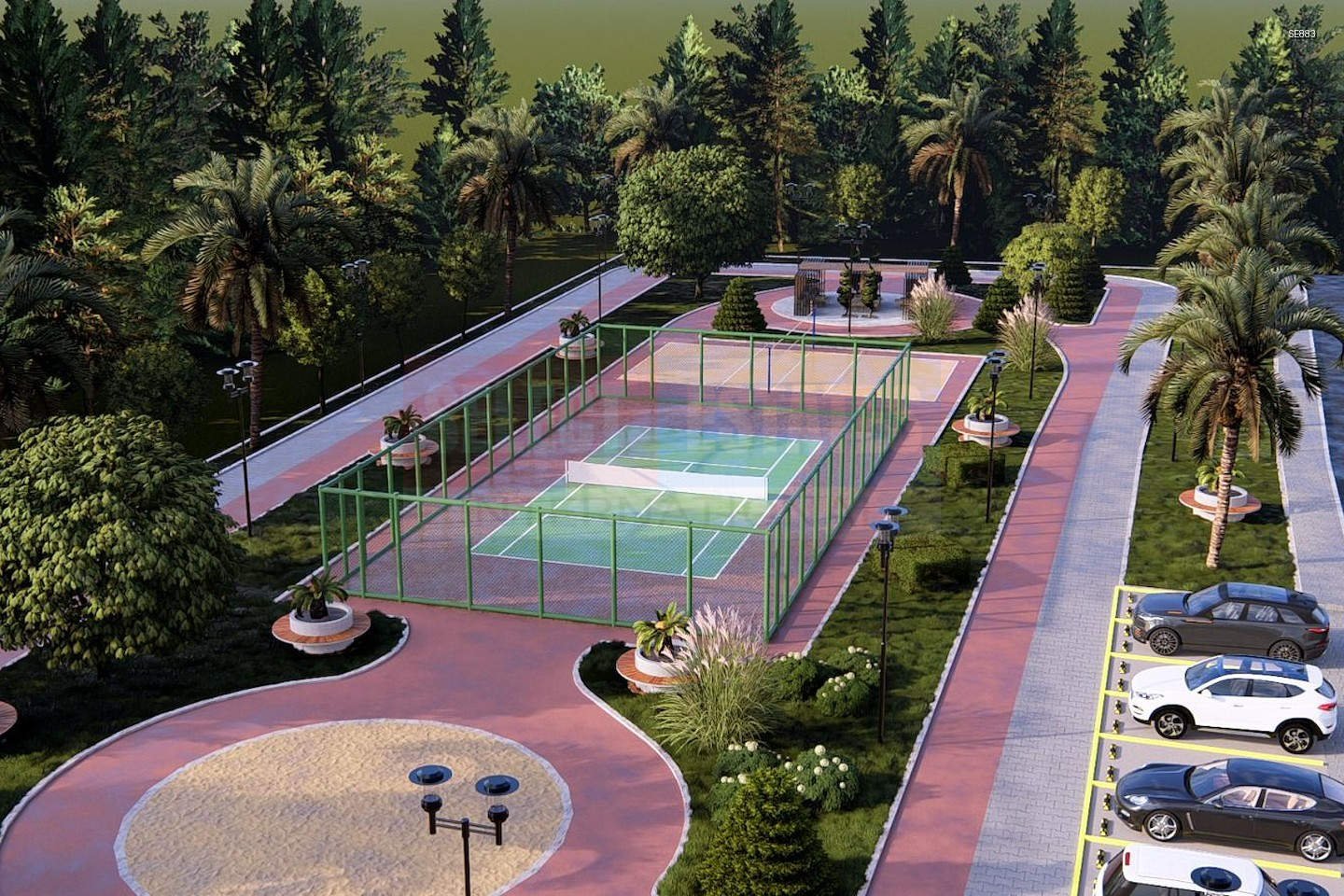 Luxury Apartment with Garden in Lapta