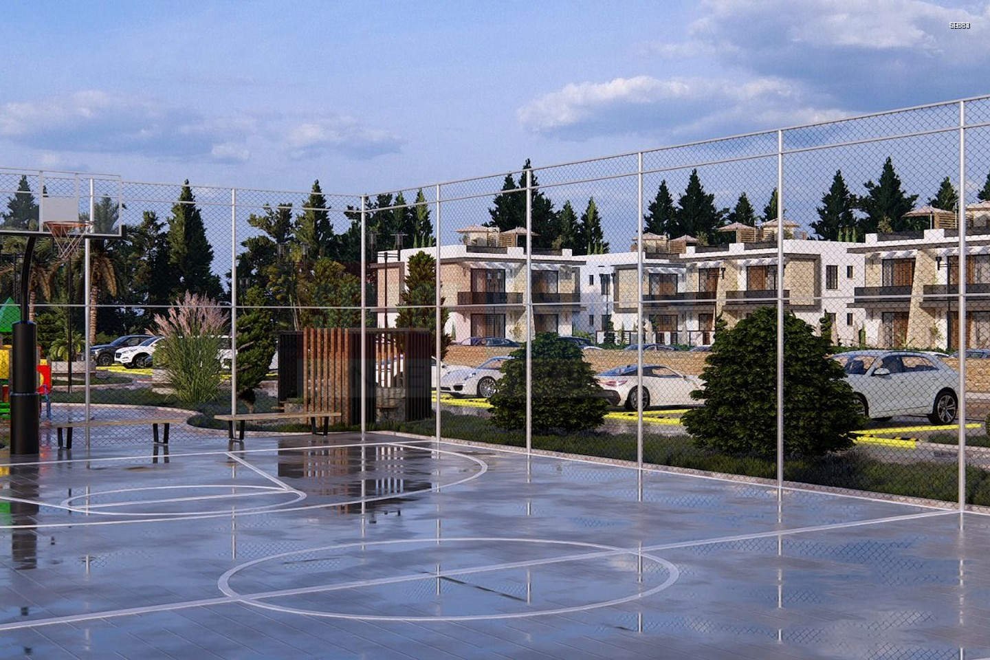 Luxury Apartment with Garden in Lapta