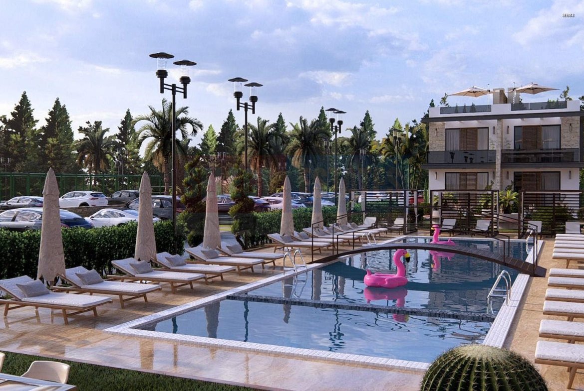 Luxury Apartment with Garden in Lapta