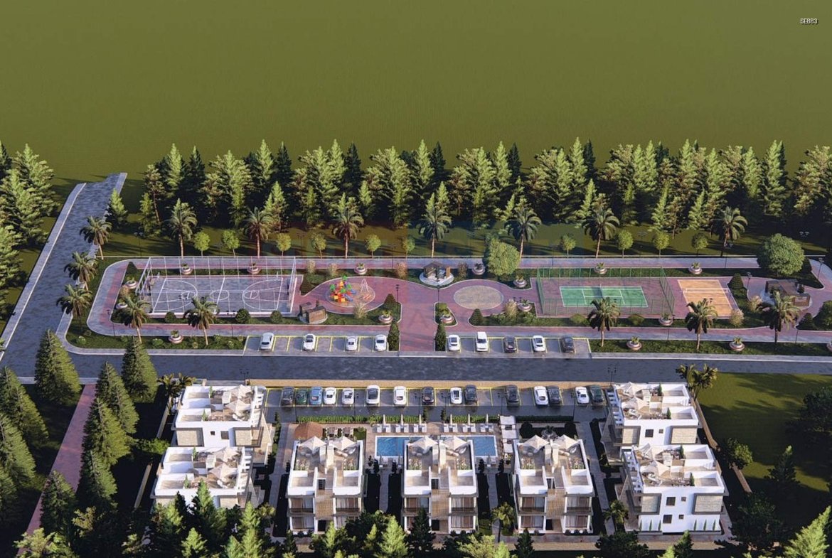 Luxury Apartment with Garden in Lapta