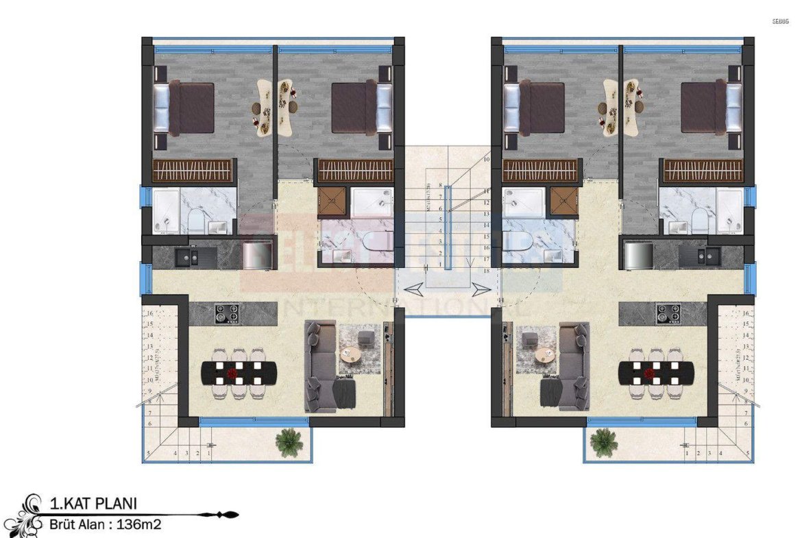 Modern Luxury Penthouse in Lapta