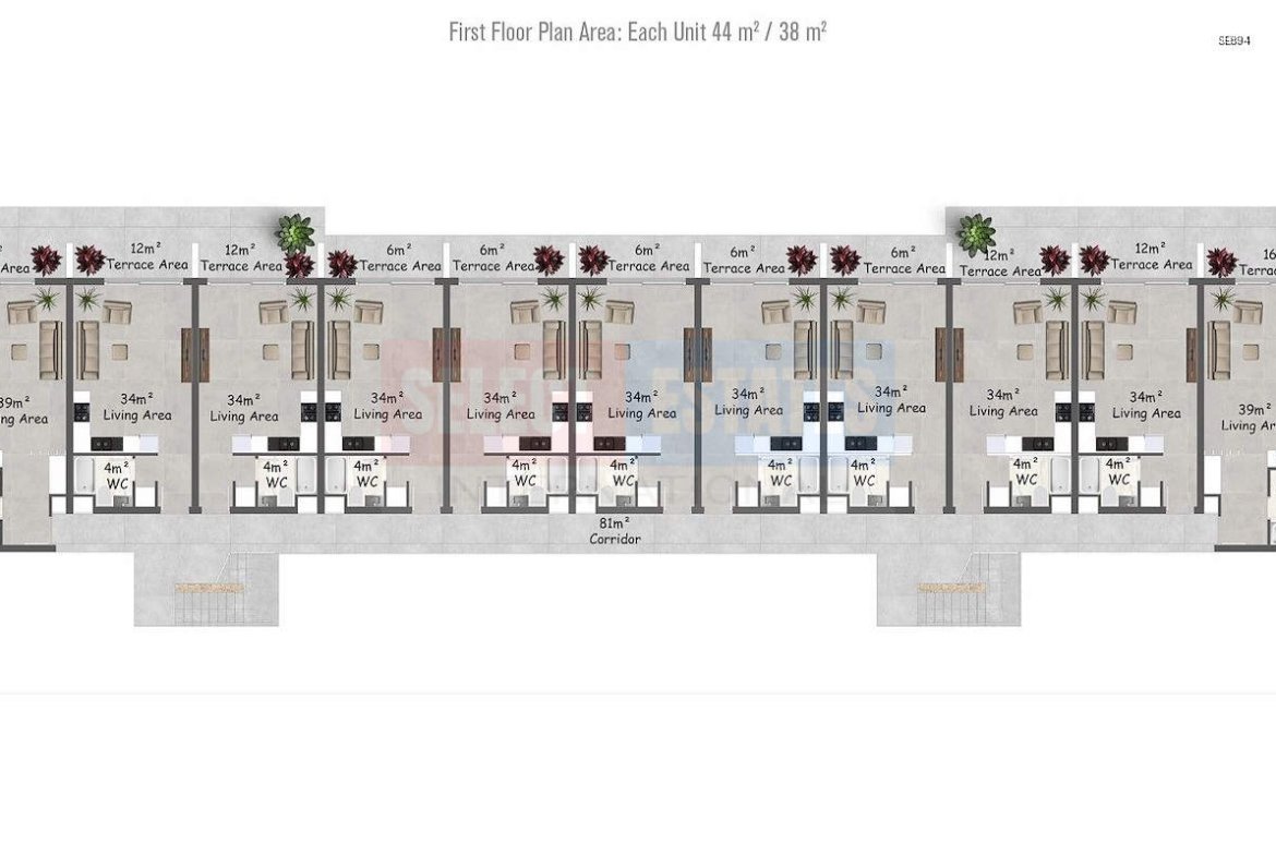 Luxury Studio Penthouse in Esentepe