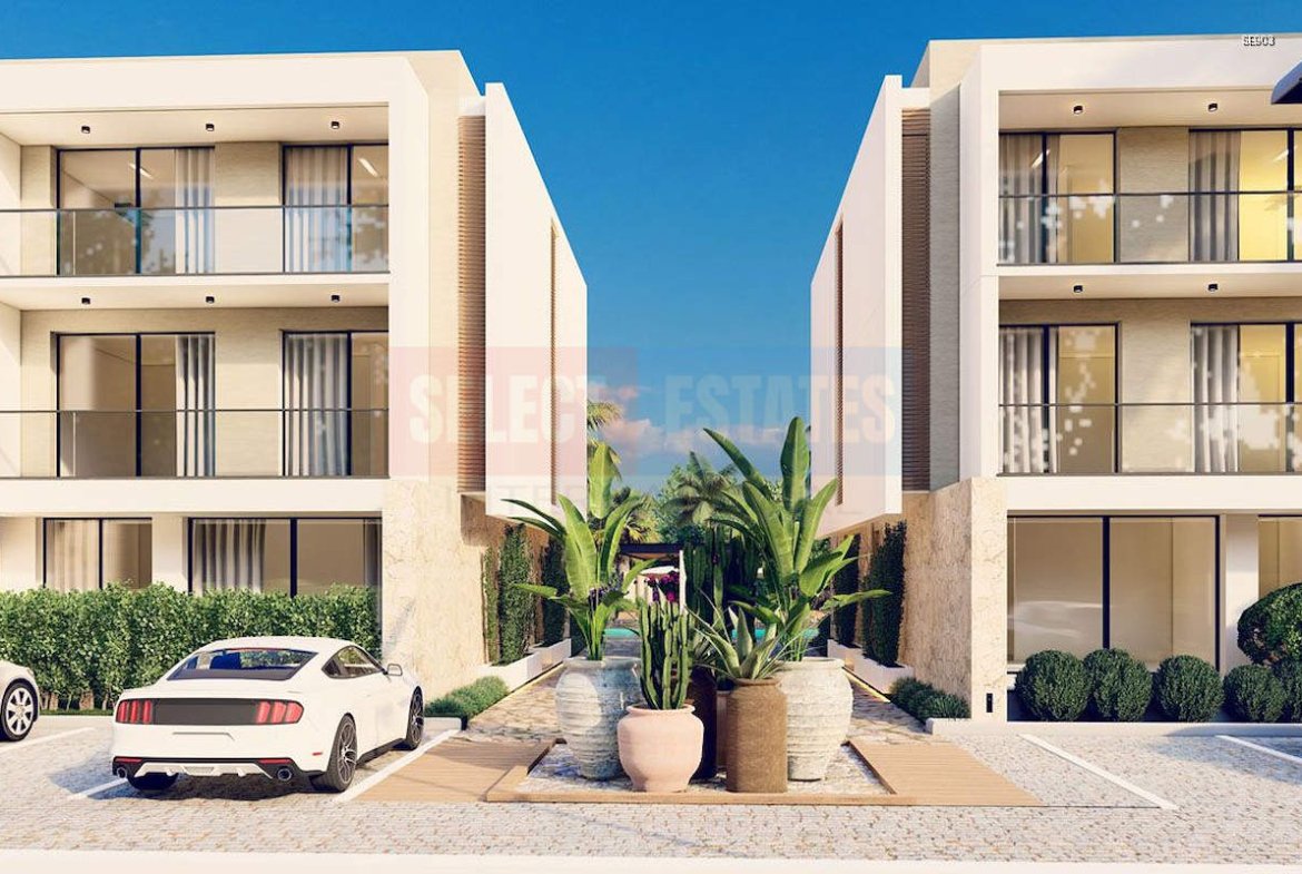 Luxury Garden Apartment in Esentepe