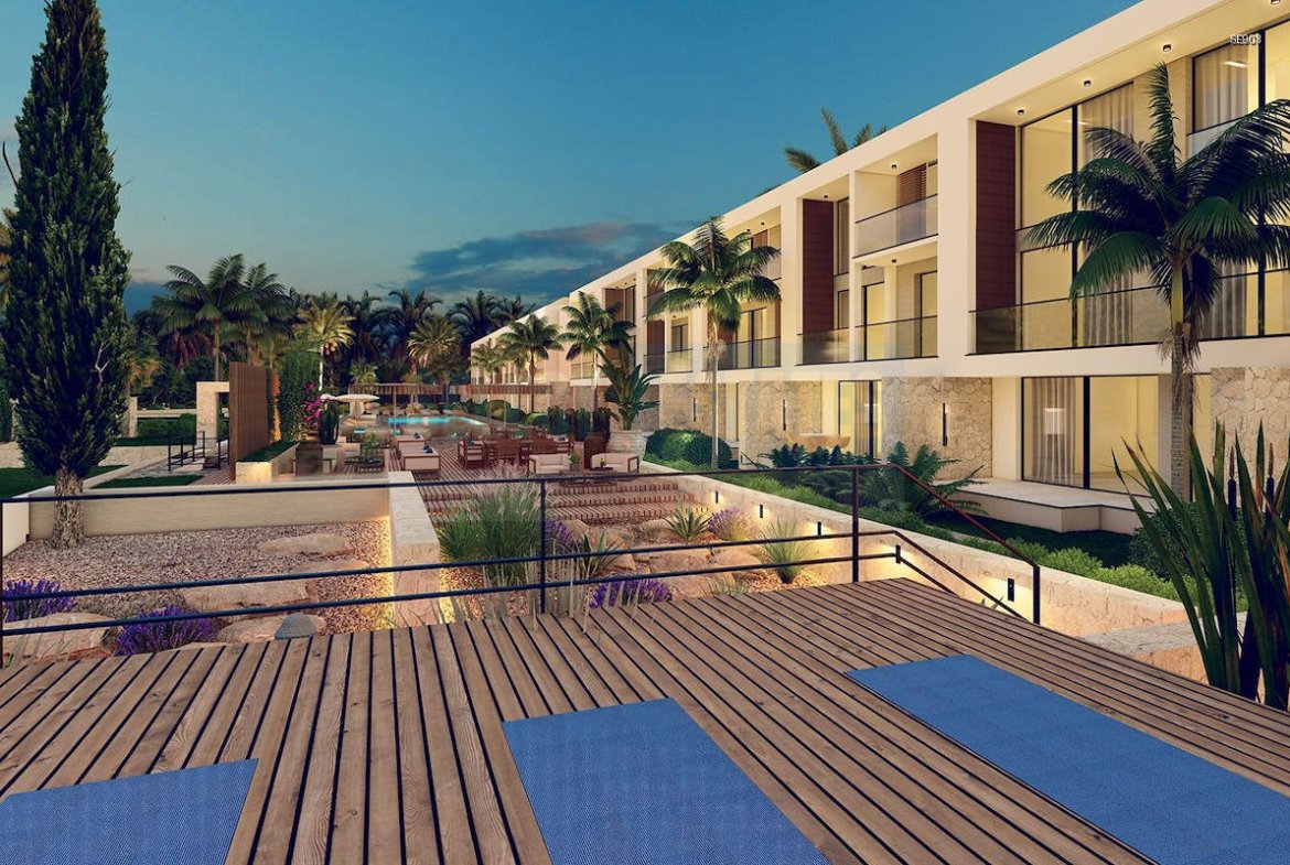 Luxury Garden Apartment in Esentepe