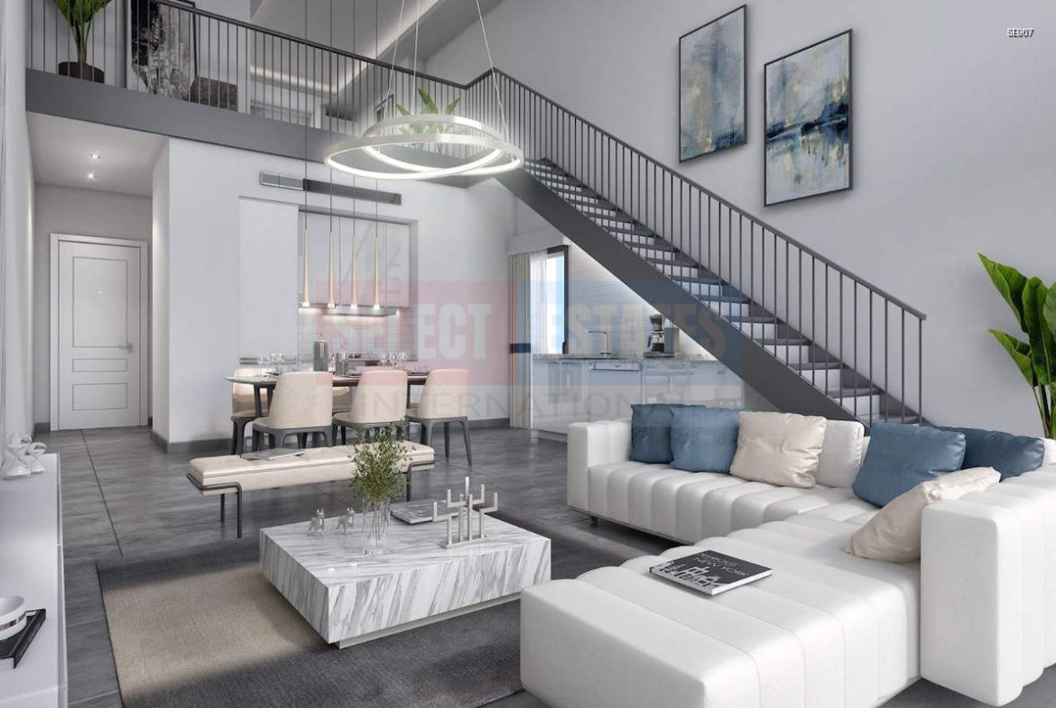 Ready Loft with Sea View in Esentepe