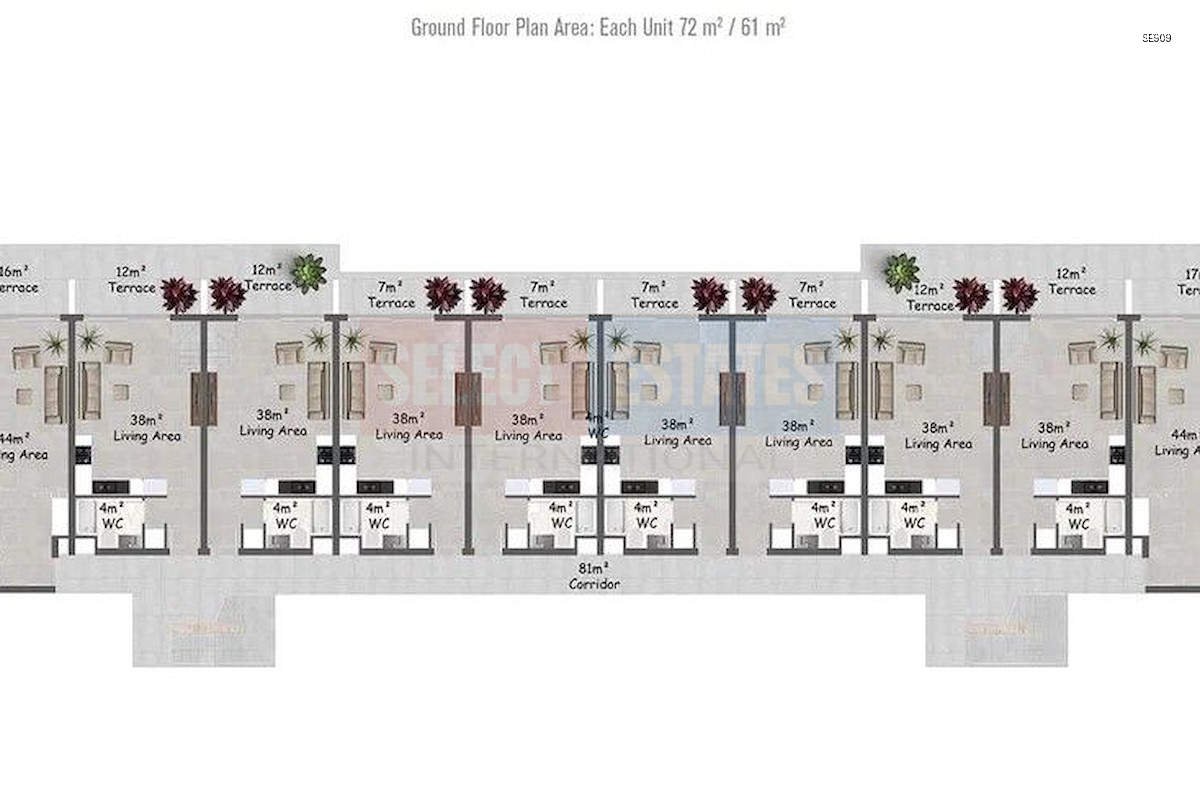 Luxury Garden Apartment in Esentepe