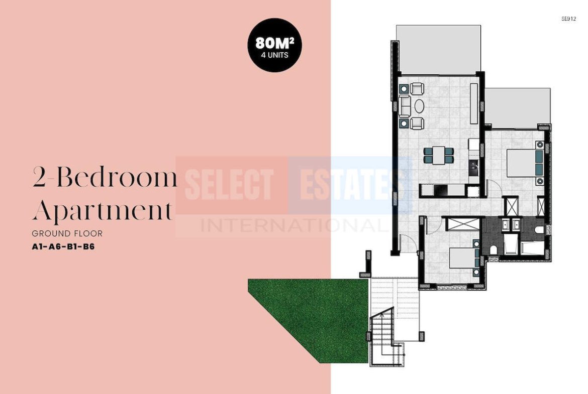 Garden Apartment with Immediate Delivery in Esentepe