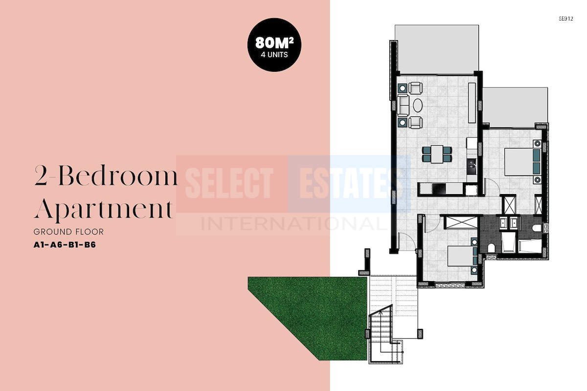 Garden Apartment with Immediate Delivery in Esentepe