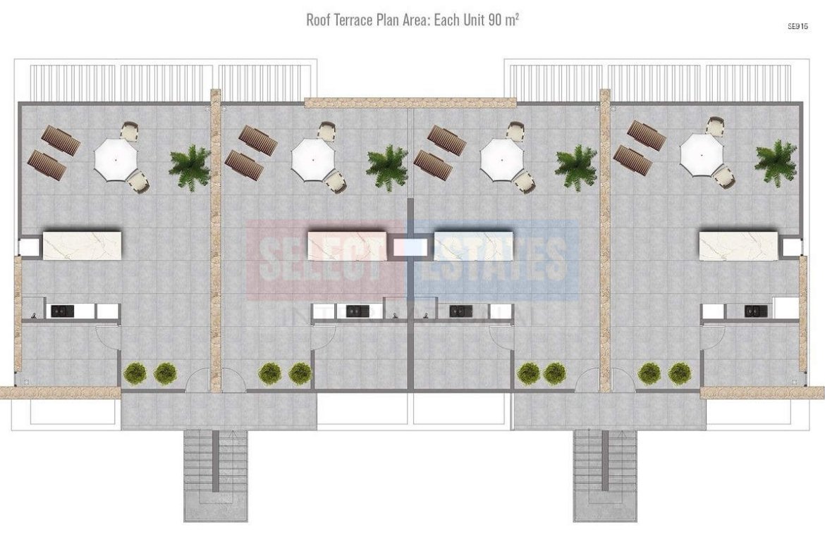 Penthouse with Sea View in Esentepe