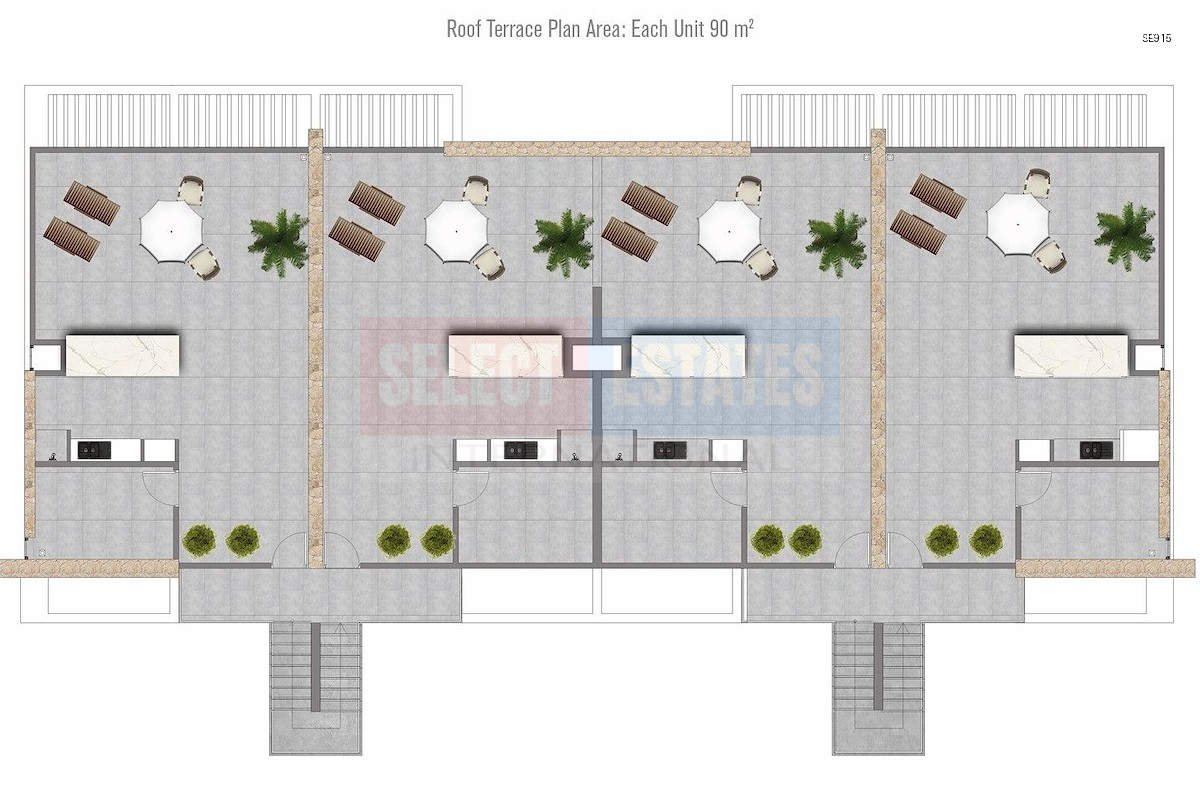 Penthouse with Sea View in Esentepe