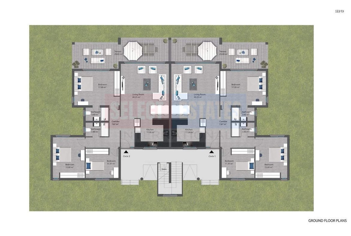 Ready to Move In with Garden in Esentepe