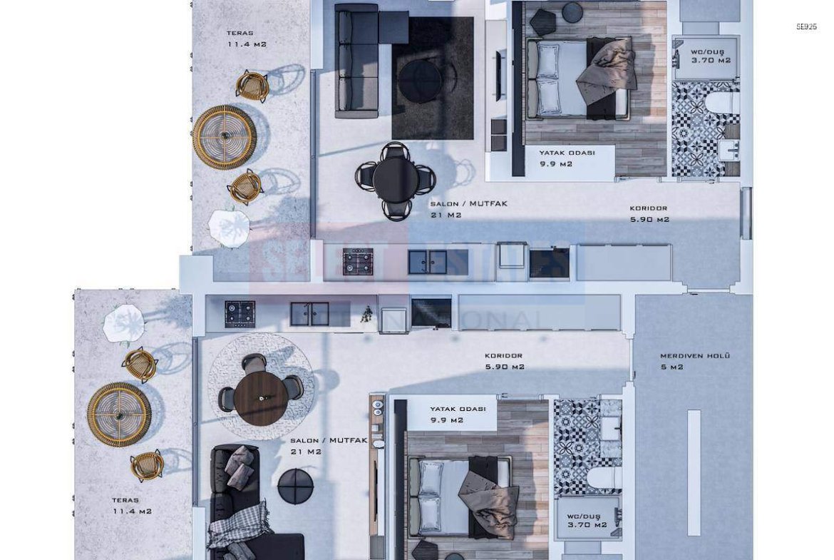 Luxury Apartment Ready for Immediate Delivery in Bahçeli