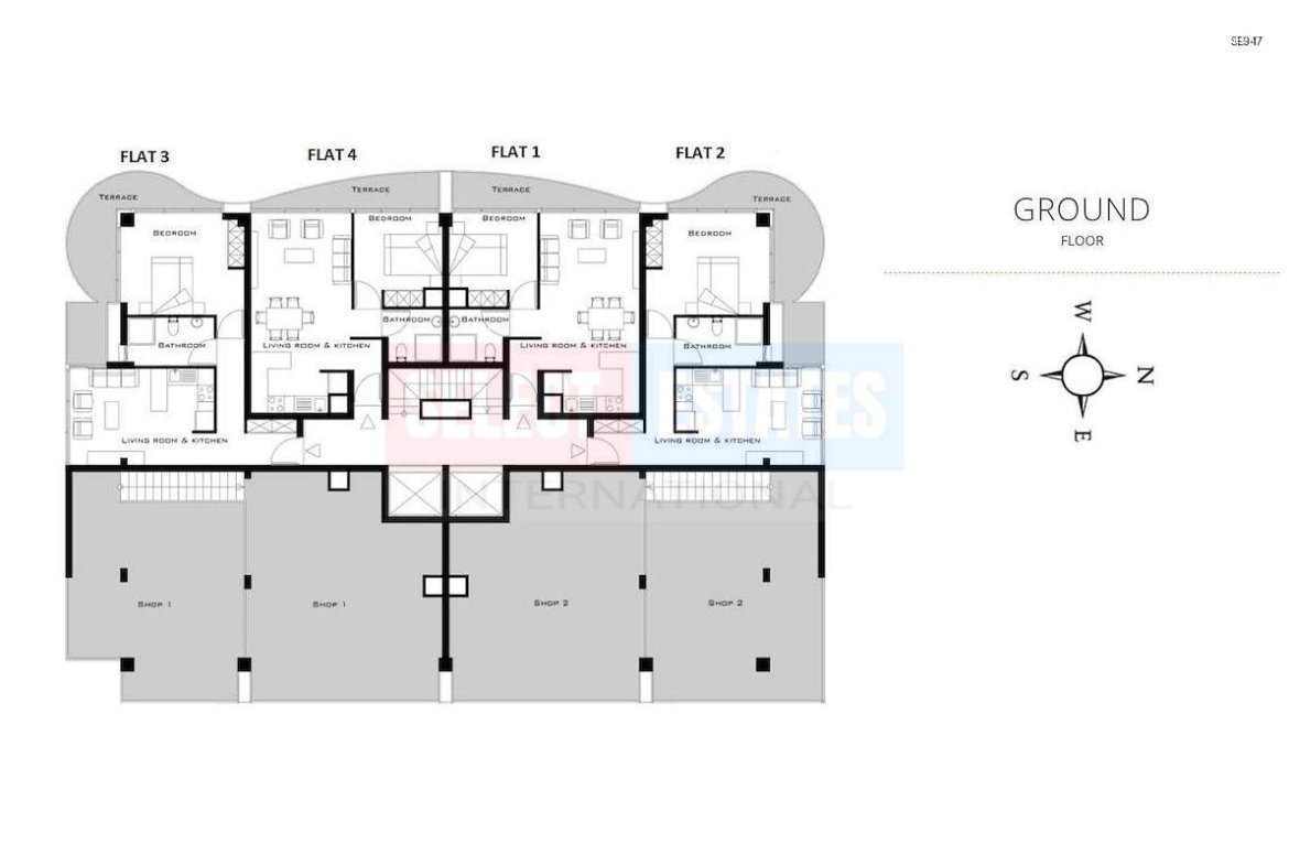 Ready-to-move-in Apartment in Girne Center