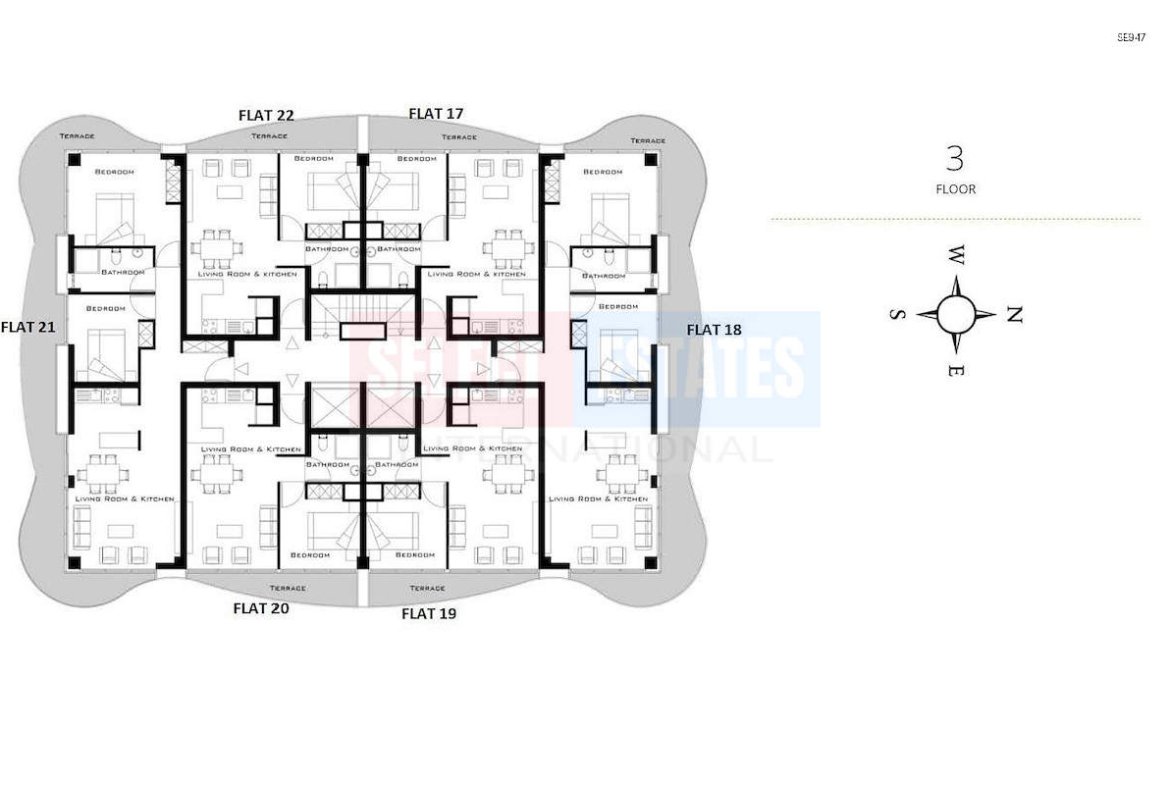 Ready-to-move-in Apartment in Girne Center