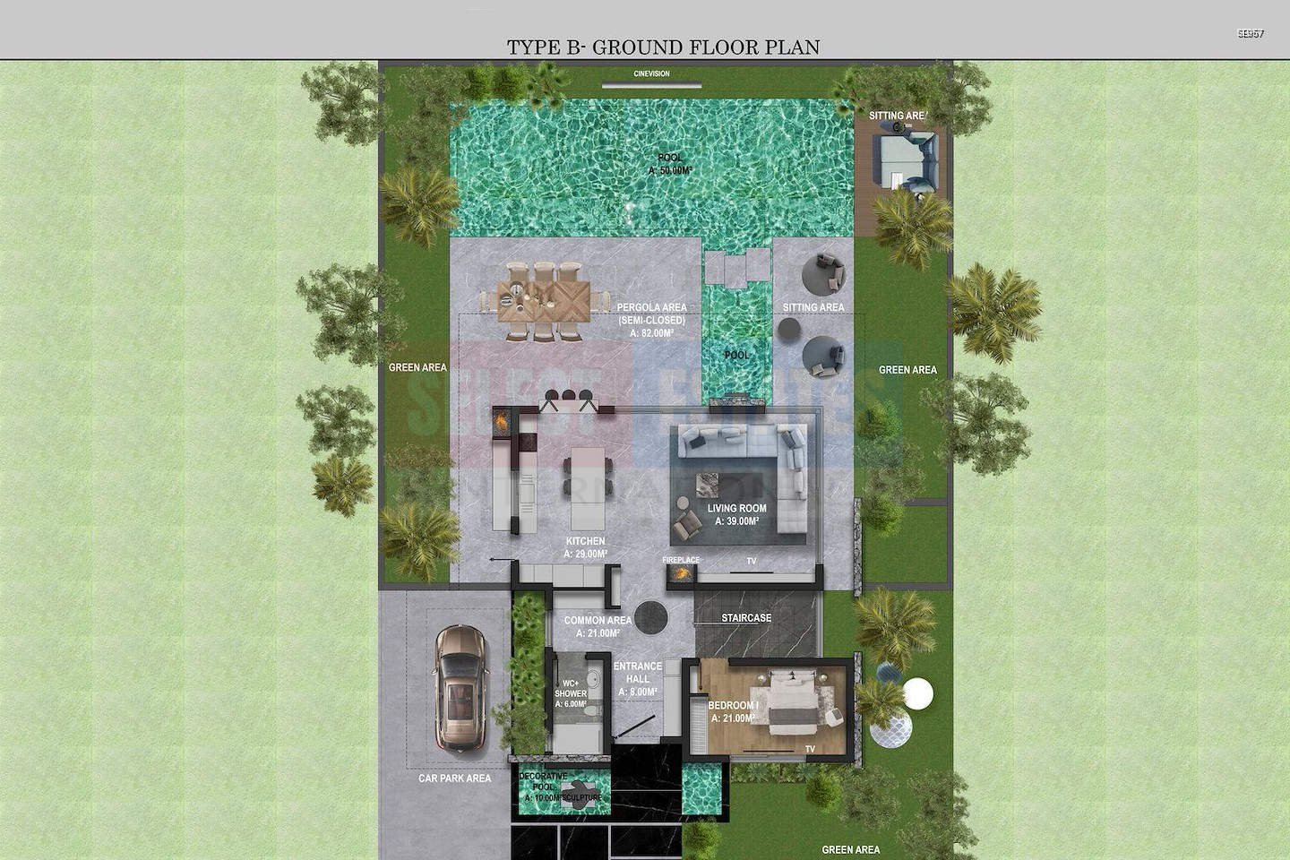 Luxury Villa with Pool in Bellapais